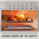 Baking Sheet Pan Set with Clear Coating, TÜV Certified (3-Pack)