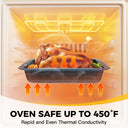 Square Baking Pan with Wider Grips, 8x8 Inch (2-Pack)