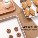 Toaster Oven Pan, 1/8 Sheet Pan, 9.7x7.5 (2-Pack)