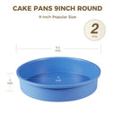 Diamond Texture Ceramic Cake Pan, 9 Inch (2-Pack)
