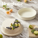 Diamond Texture Ceramic Cake Pan, 9 Inch (2-Pack)