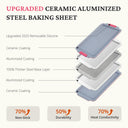 Ceramic Baking Sheet Pan Set of 3