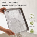 Stainless Steel Baking Sheet Pan Set, 9/12/16 Inch (3-Pack)