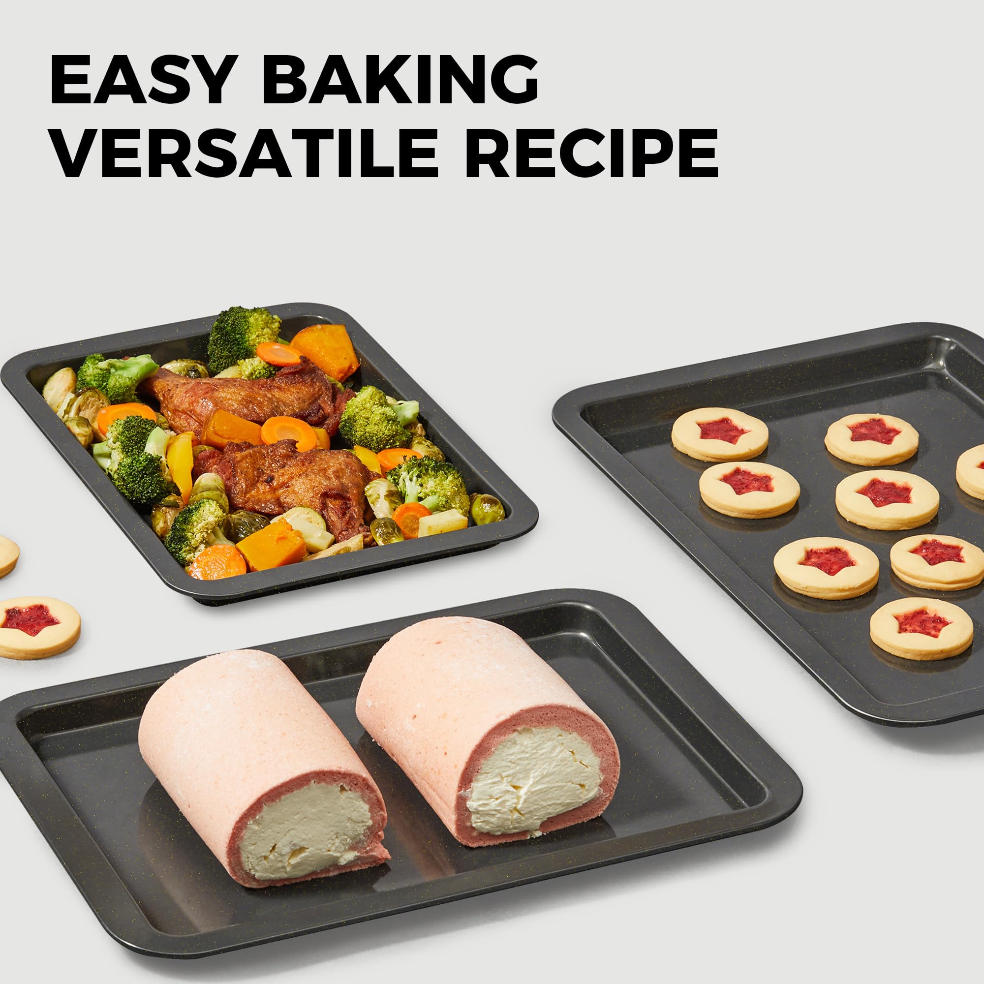 Nonstick Baking Sheet Set (3-Piece)