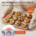 12 Cup Ceramic Muffin Pan