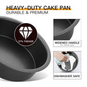 Round Cake Pan with Wider Grips, 8 Inch (2-Pack)