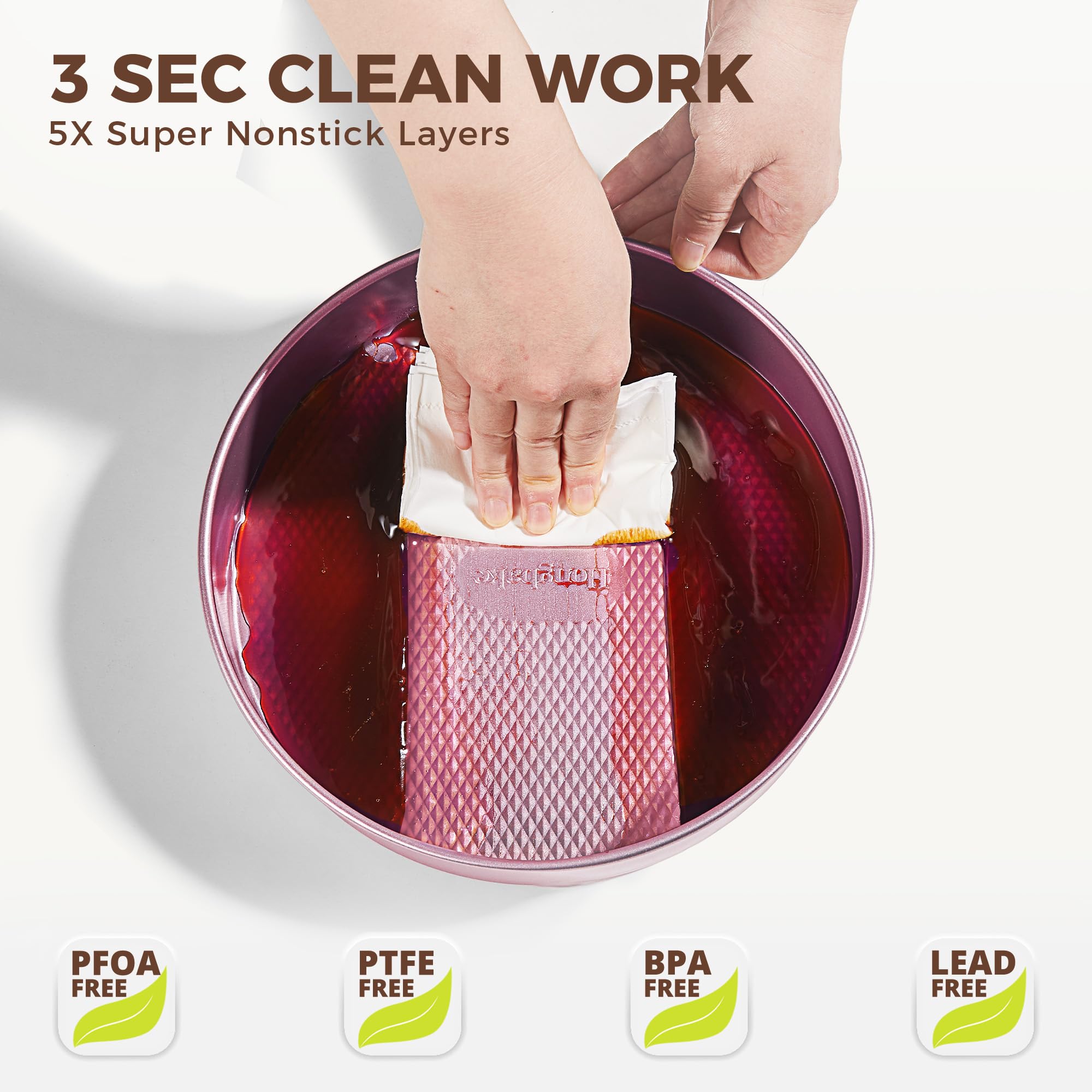 Diamond Texture Nonstick Bakeware Set (9-Piece)