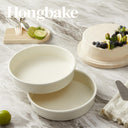 Diamond Texture Ceramic Cake Pan, 9 Inch (2-Pack)