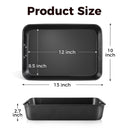 Lasagna Pan, 3 Inch Deep, 15x10 Inch Baking Dish