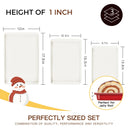 Ceramic Baking Sheet Pan Set with Diamond Texture (3-Piece)