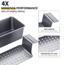 Meatloaf Pan with Drain Tray, 9 x 5 Loaf Pan with Insert