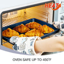 Baking Sheet Pan Set with Diamond Texture (3-Piece)