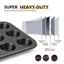 Muffin Pan, 12-Cup Standard Size (2-Pack)