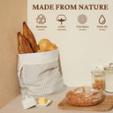 Organic Linen & Beeswax Bread Bags
