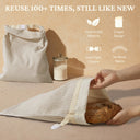Organic Linen & Beeswax Bread Bags